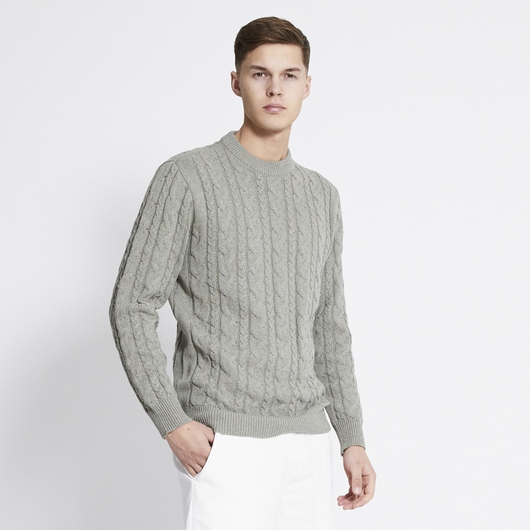 Cable-knit sweater "Tage"